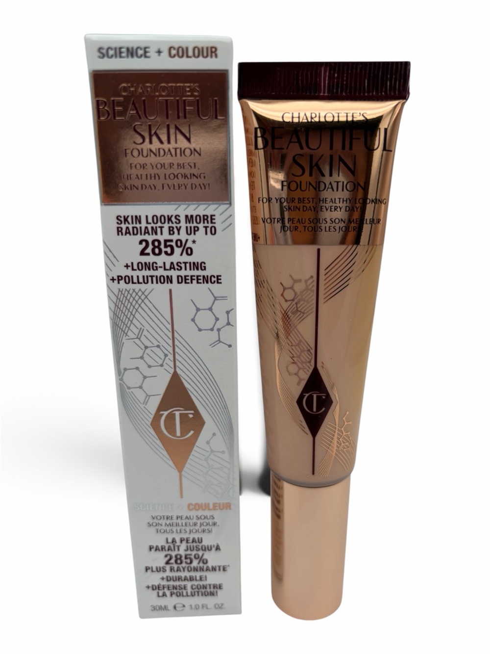 Charlotte Tilbury Beautiful Skin Foundation - Shade 1 - Neutral